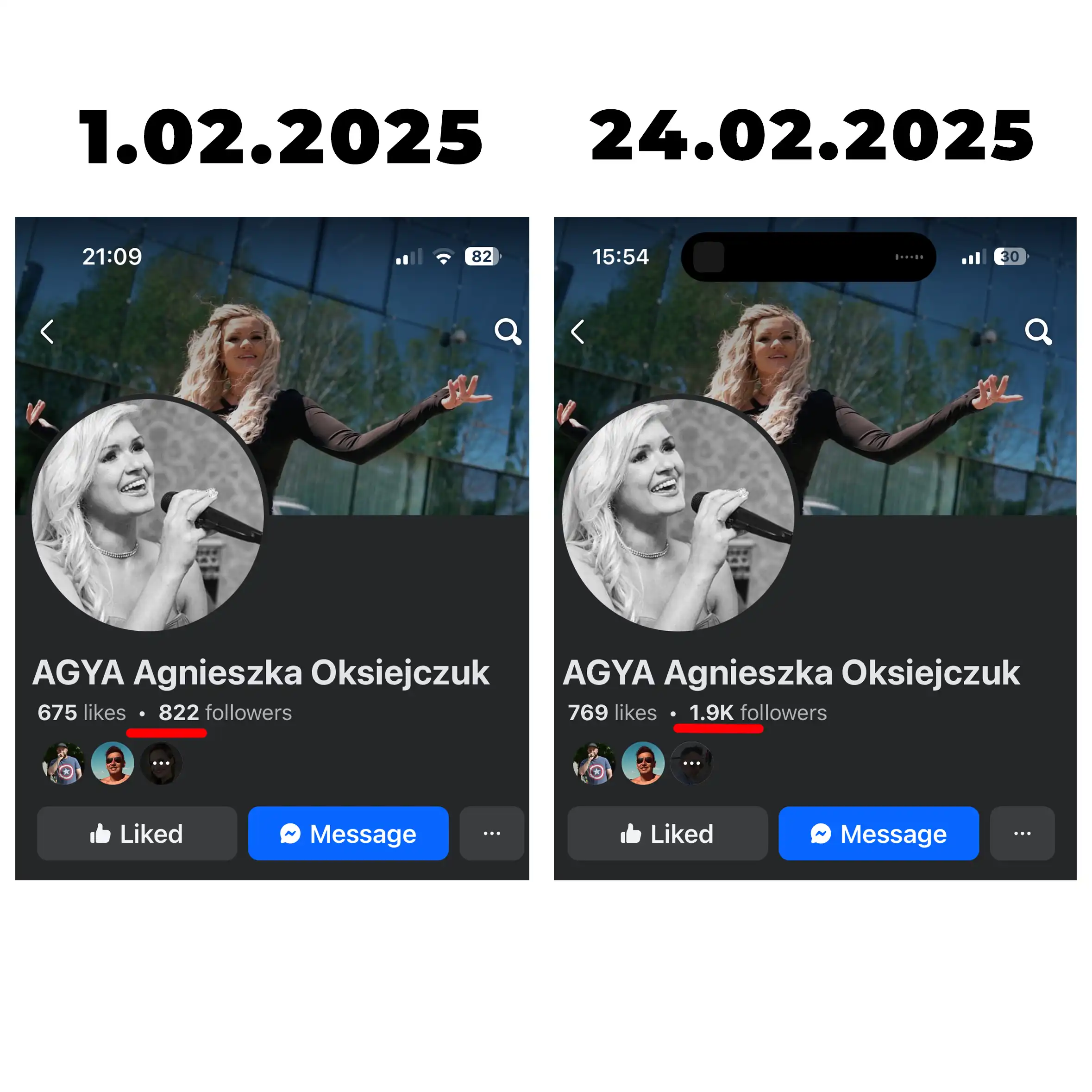 AGYA – wzrost obserwujących