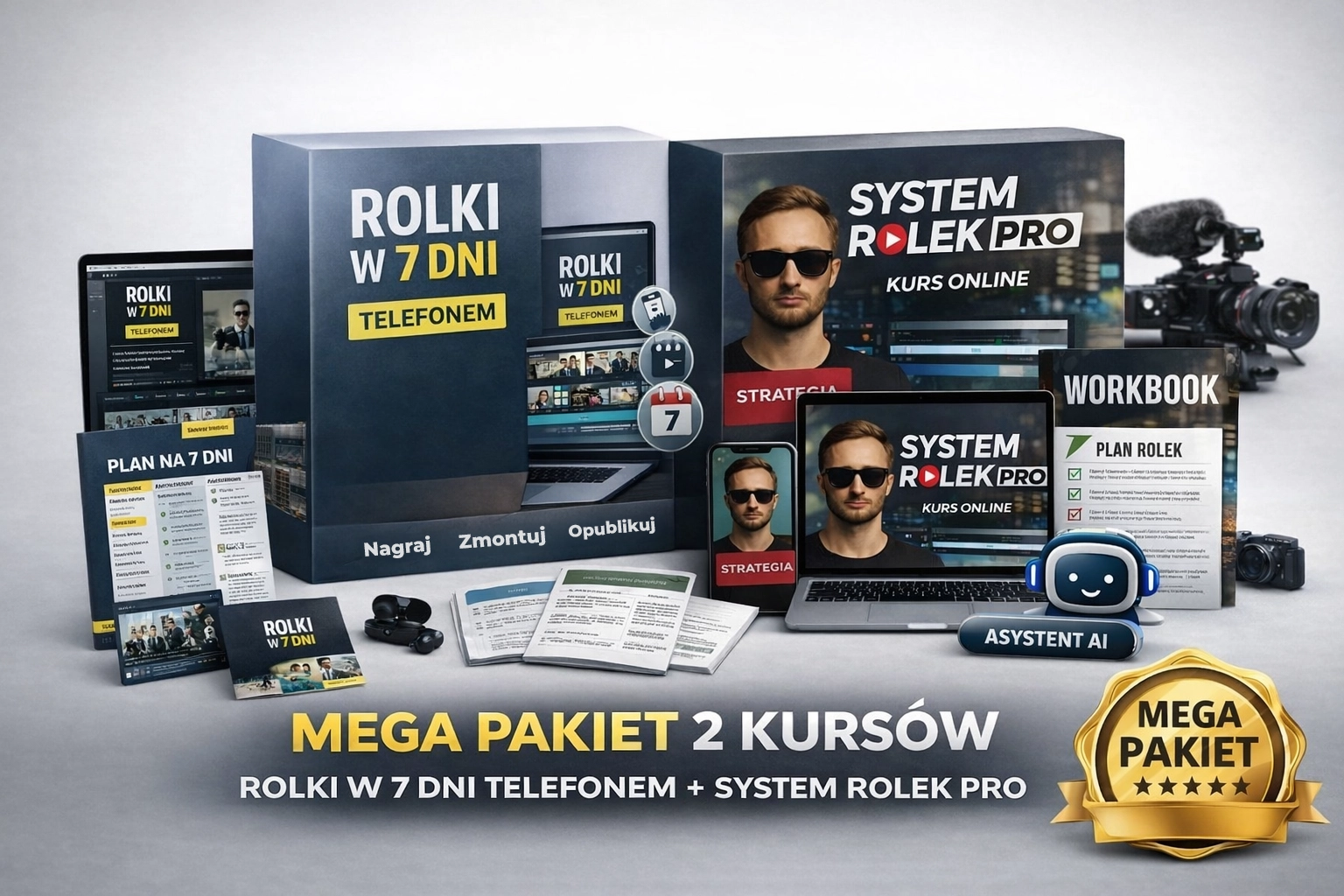 System Rolek PRO + Rolki w 7 dni — mockup